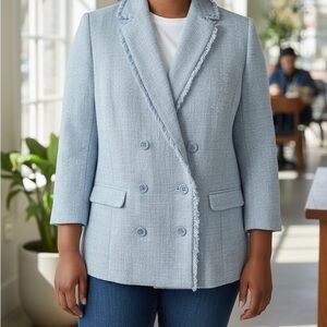 Brooks Brothers Women’s Double Breasted 6 Button Size 14 Blazer NWT